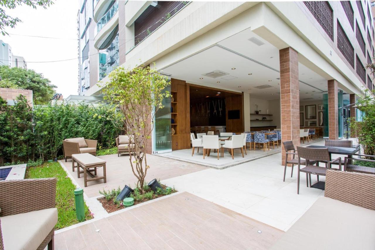 Estanconfor Praia Santos Ac Garagem Sacada Fechada Ngoại thất bức ảnh